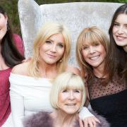 Mary Collins (front centre) surrounded by her girls (l-r): granddaughter Maia, daughters Michelle and Vicki, and granddaughter charlotte