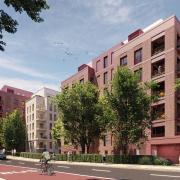 A CGI of the new blocks on Copenhagen Street