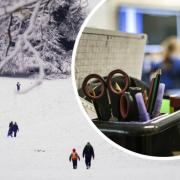 Some schools in Islington are closed due to rail strikes and ice