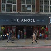 The Angel Wetherspoon pub in Islington