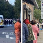 Crime scene on Axminster Road where Yahye Ahmed was fatally stabbed