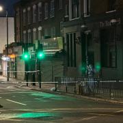 Police at Blackstock Road, Finsbury Park