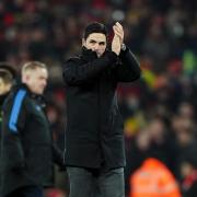 Arsenal boss Mikel Arteta celebrates their win over Wolves