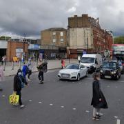 A woman was rushed to hospital after the crash in Holloway Road close to Highbury and Islington station