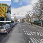 A pedestrian was knocked over by a car in Hornsey Road, Islington