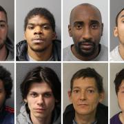 From left to right, top: Chris Moran, Shaquille Allen, Colin Hylton and Shamant Sheraji; bottom: Terell Prescott, Aaron Connor, Louis Lillington and Jack Ashby