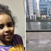 Malika Hibu (left) died after falling through metal railings next to her home and into Regent's Canal (pictured right)