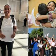 Students across north London have been celebrating their A level results