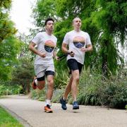 Michael Smith (left), who lost his sight 15 years ago, hopes the 24 peaks in 24 hours challenge will encourage people with disabilities to pursue their ambitions