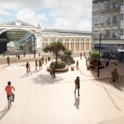 Render of the proposed improvements on St John Street