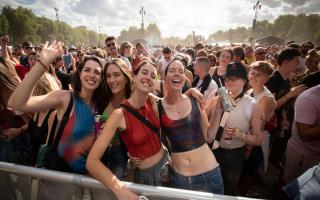 Field Day's East Stage crowd