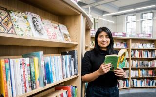 Cllr Roulin Khondoker at Islington Central Library