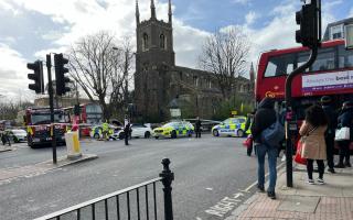 The junction between Essex Road and St Paul's Road was cordoned off on Friday (March 15)