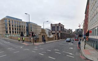 The crash happened at the junction between Clerkenwell Road and Farringdon Road