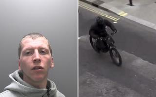 Sonny Stringer (left) who rode into central London with an accomplice on electric motorbikes and stole mobile phones