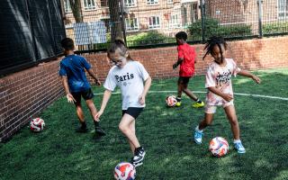 The Mayville Estate's new pitch was officially opened last week