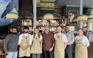 The Angelic reopened today with a new look having been closed since the start of August. From left to right: Kevin Chris Dsouza, Ben Seyed Didehdar, Elle Coddington, Guilio Cassini - GM, Luis Callender, Cosimo Melle, Tegan Leggett