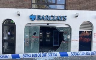 The Barclays bank in Angel has been cordoned off by police this morning (September 12)